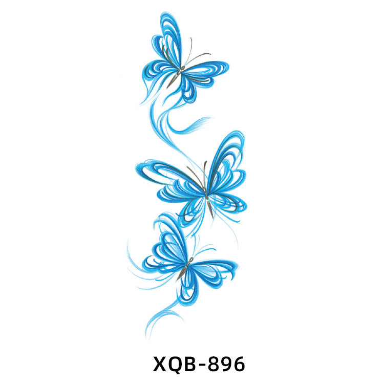 Free shipping Tattoo Small Full Arm Tattoo Sticker Waterproof Sweatproof Half Sleeve Men's and Women's European and American Color Black and White Flower Tattoo Water Transfer Stickers Wholesale