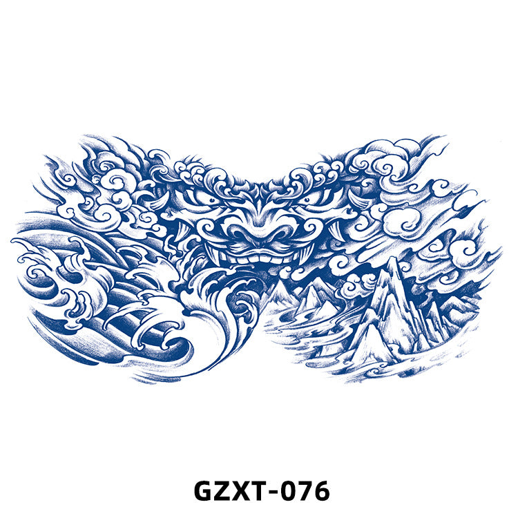 Free shipping Tattoo 2023 New Factory Wholesale Juice Chest Paste Tattoo Sticker Herbal Semi-Permanent Back Tattoo Wings Tattoo Sticker