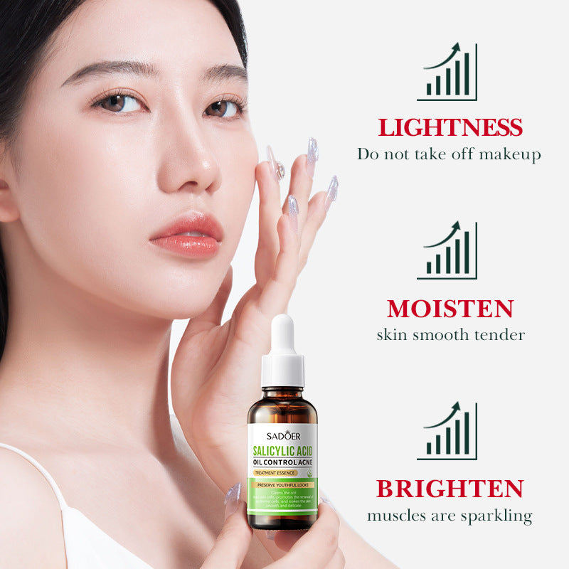 精华液 SADOER水杨酸控油祛痘修复精华液30ml