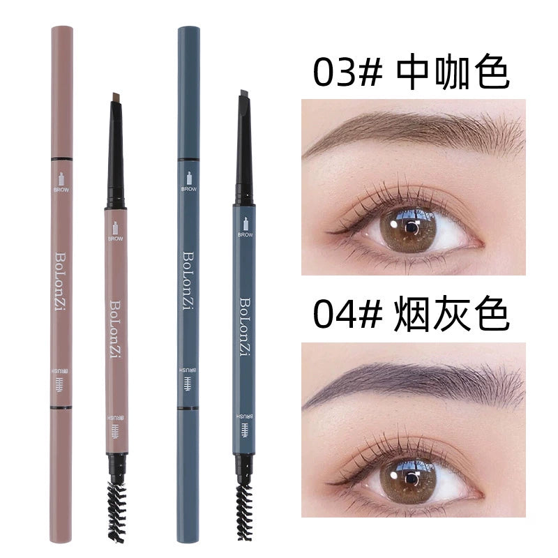 双头极细防水眉笔根根分明女持久防水防汗不脱色女初学者非常自然