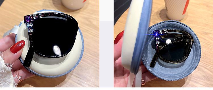 Women's fashion glasses 2023新款折叠墨镜女高级感偏光防紫外线轻便潮男开车防晒太阳眼镜