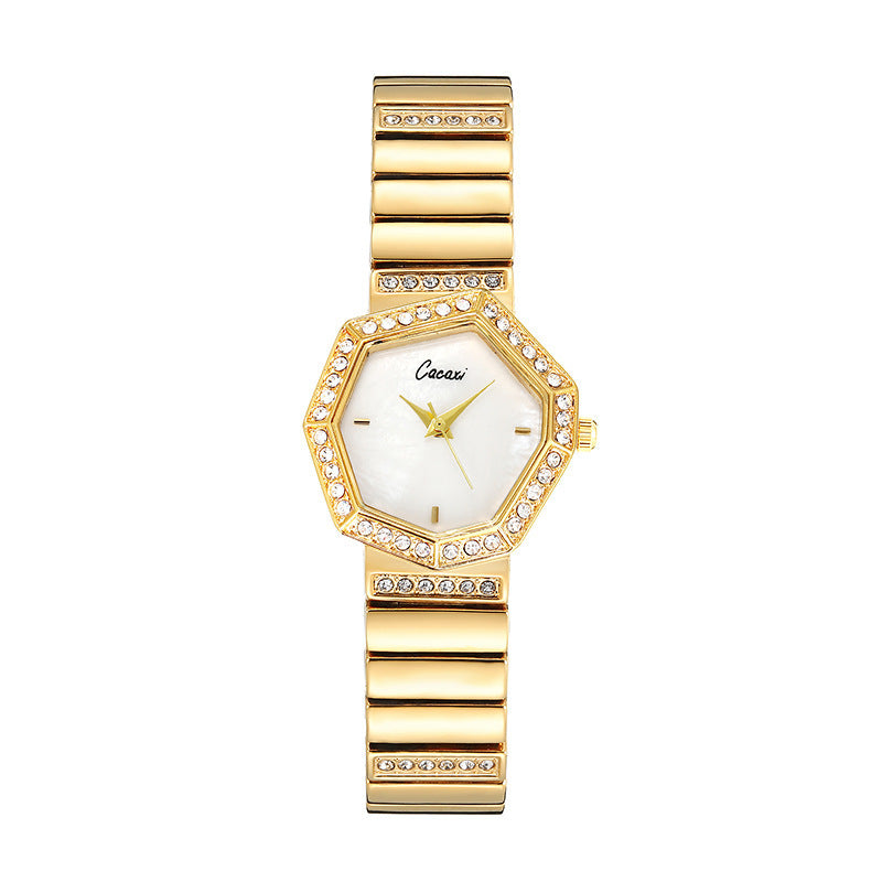 Fashion women's watchCacaxi Cross-Border New Ladies Watch Fashion Small Green Watch Foreign Trade Alloy Diamond Watch Wholesale A249