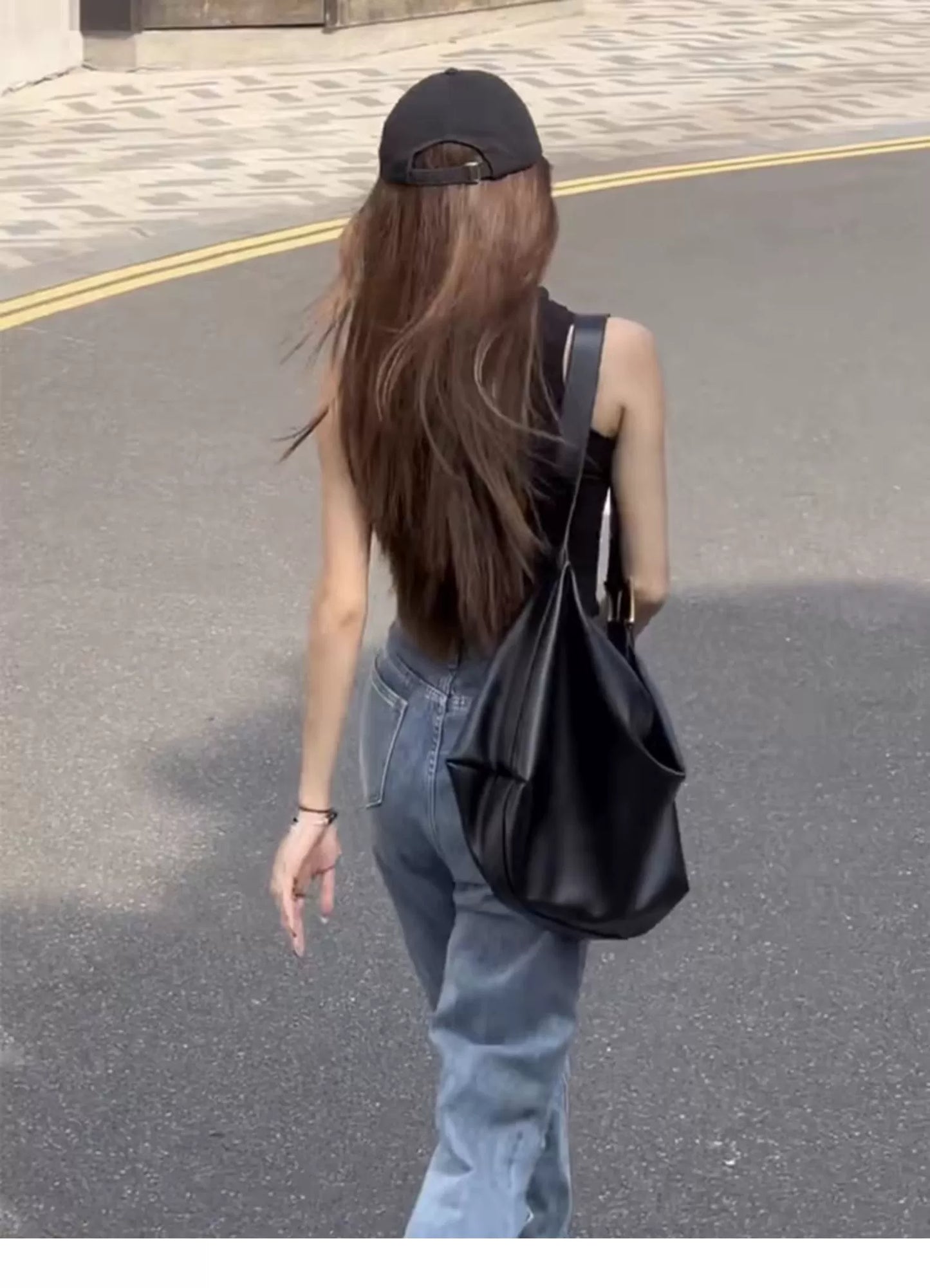 Free Fast shipping !! Street Fashion Cool girl Large Capacity Premium Niche Tote Bag  Versatile Dopamine Bag