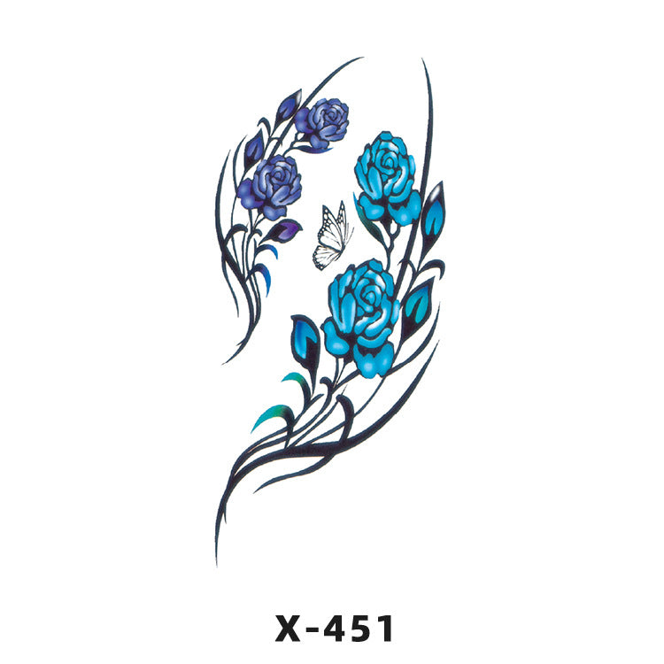 Free shipping Tattoo Tattoo Sticker Paper Waterproof Love Heart Man and Woman Cartoon Personality Couple Long Lasting Flower English Letters Fresh Tattoo Sticker