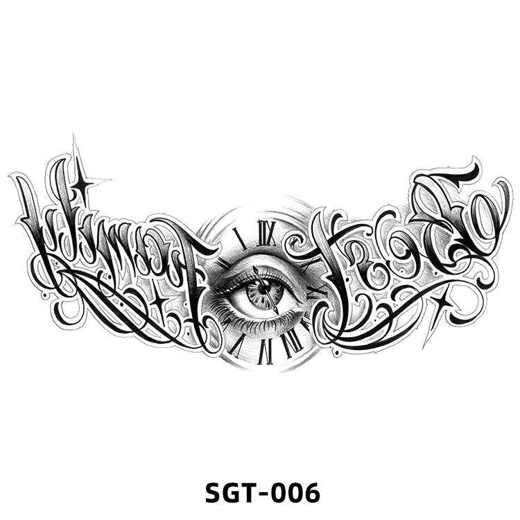 Free shipping Tattoo 2023 New Factory Wholesale Chest Paste Tattoo Sticker Back Tattoo Wings Big Picture Sticker Tattoo Sticker Back Sticker