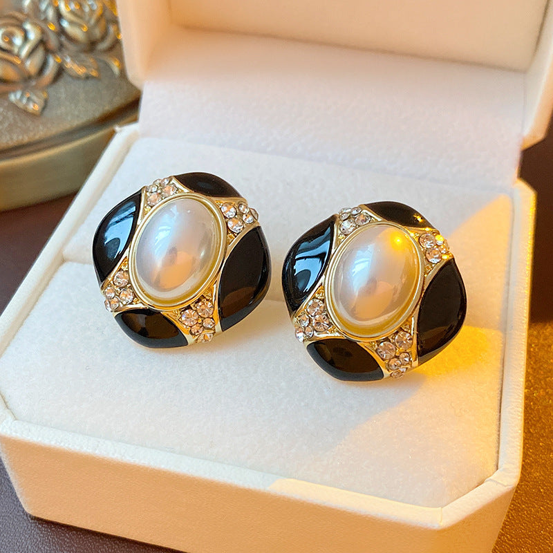 首饰耳环中古vintage复古银针耳环宫廷风小众耳钉耳坠高级感轻奢耳饰批发