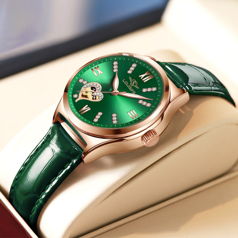 Women's fashion watch 路易梵斯新款女士手表女学生防水夜光日历韩版女表抖音爆款代发