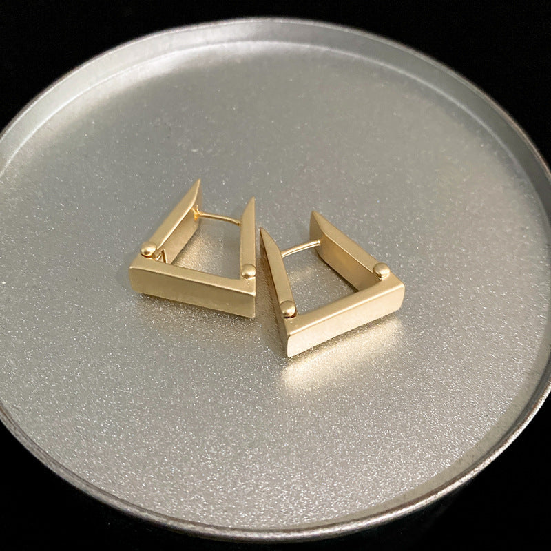 金属风设计感圆圈爱心豆豆耳扣轻奢气质时尚耳环个性百搭耳饰批发