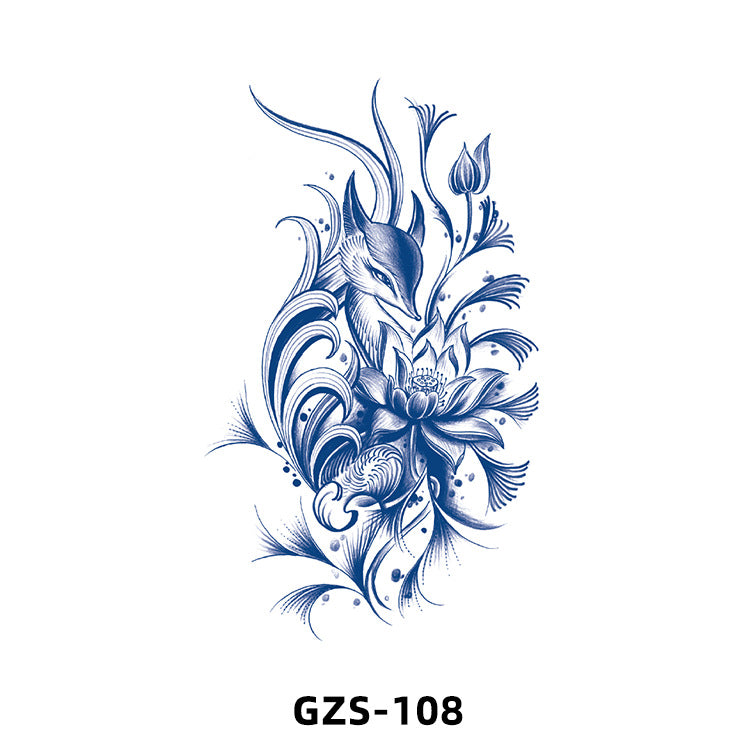 Free shipping Tattoo New Small Picture Tattoo Sticker Herbal Juice Tattoo Ins Fresh Semi-Permanent Tattoo Sticker Waterproof Sweat-Proof Stickers