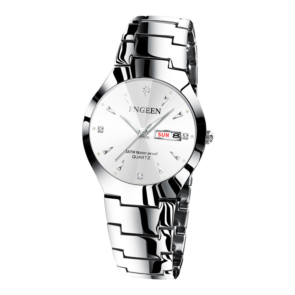 Fashion women's watchKorean Style Simple Fashion Watch Women's Student Watch Men's Women's Watch Quartz Couple Waterproof Ultra-Thin Cross-Border Dried Shrimp