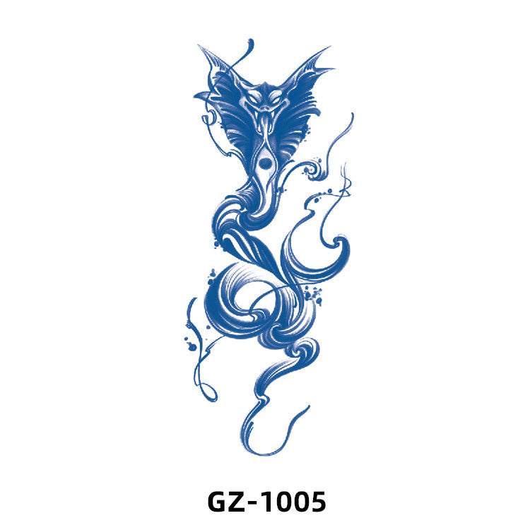 Free shipping Tattoo 2024 New Herbal Animal Tattoo Tattoo Sticker Semi-Permanent Pattern Half Sleeve Tattoo Waterproof Sweatproof Tattoo Sticker Paper