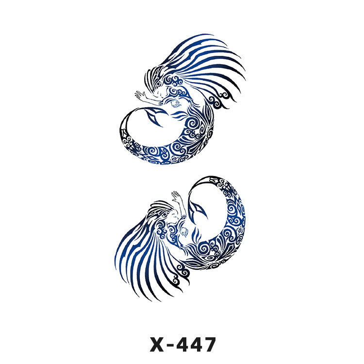 Free shipping Tattoo Tattoo Sticker Paper Waterproof Love Heart Man and Woman Cartoon Personality Couple Long Lasting Flower English Letters Fresh Tattoo Sticker