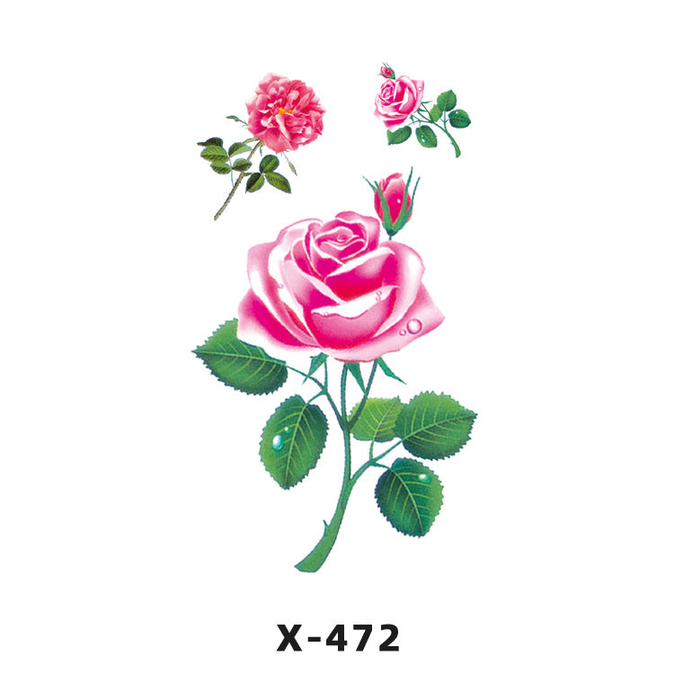 Free shipping Tattoo Tattoo Sticker Paper Waterproof Love Heart Man and Woman Cartoon Personality Couple Long Lasting Flower English Letters Fresh Tattoo Sticker