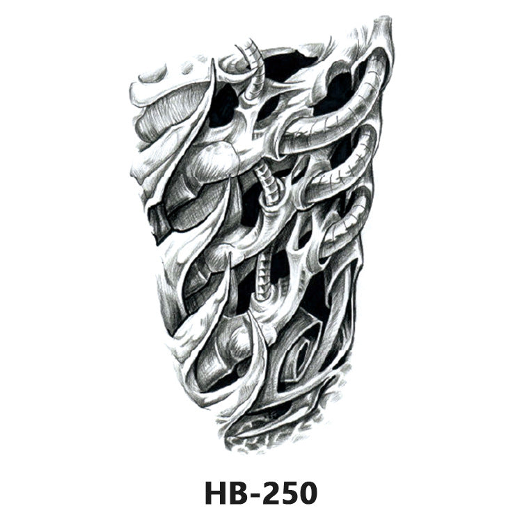 Free shipping Tattoo European and American Flower Personalized Wholesale Tattoo Sticker Waterproof and Durable Artificial Flower Arm Tattoo Temporary Chest Waist Sticker Tattoo