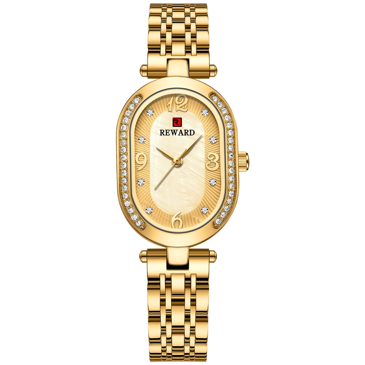 Fashion women's watchReward Elegant Lady Watch Diamond-Embedded Women's Quartz Watch Class II E-Commerce Network Red Women's Watch Direct Delivery
