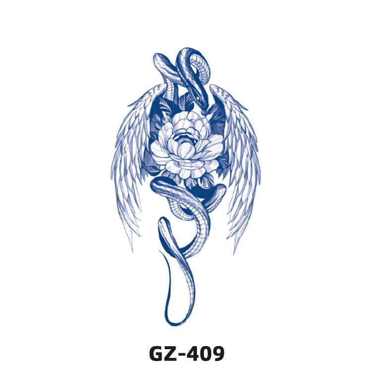 Free shipping Tattoo Juice Tattoo Sticker Herb Semi-Permanent Tattoo Sticker Tattoo Sticker Paper Waterproof Sweat-Proof Lasting in Stock Wholesale