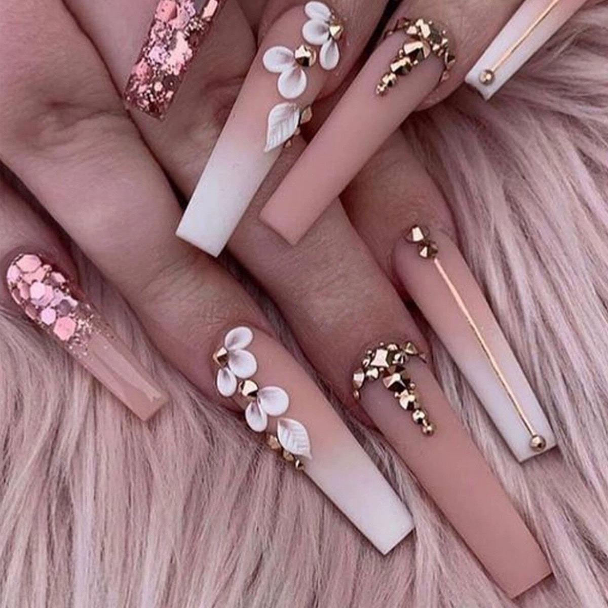(Hand made nail) Kardashian, European and American Spicy Girl, Little Red Book, Dark Super Long, Internet Celebrity Cross border Nail Art, Detachable and Reusable Nail