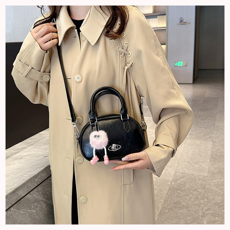 Dopamine Bag Free shipping Tattoo High-end foreign style bowling niche handbag new messenger small bag women's dopamine high-end shoulder bag wholesale