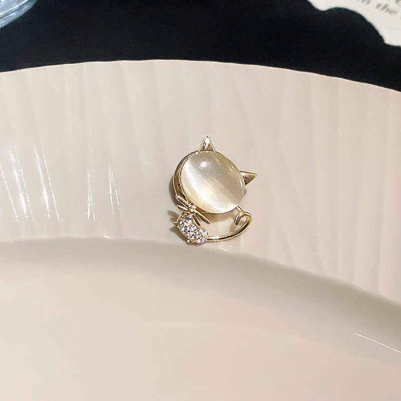 配饰胸针真金电镀锆石雪花胸针韩国新款小众时尚高级感别针气质配饰批发女