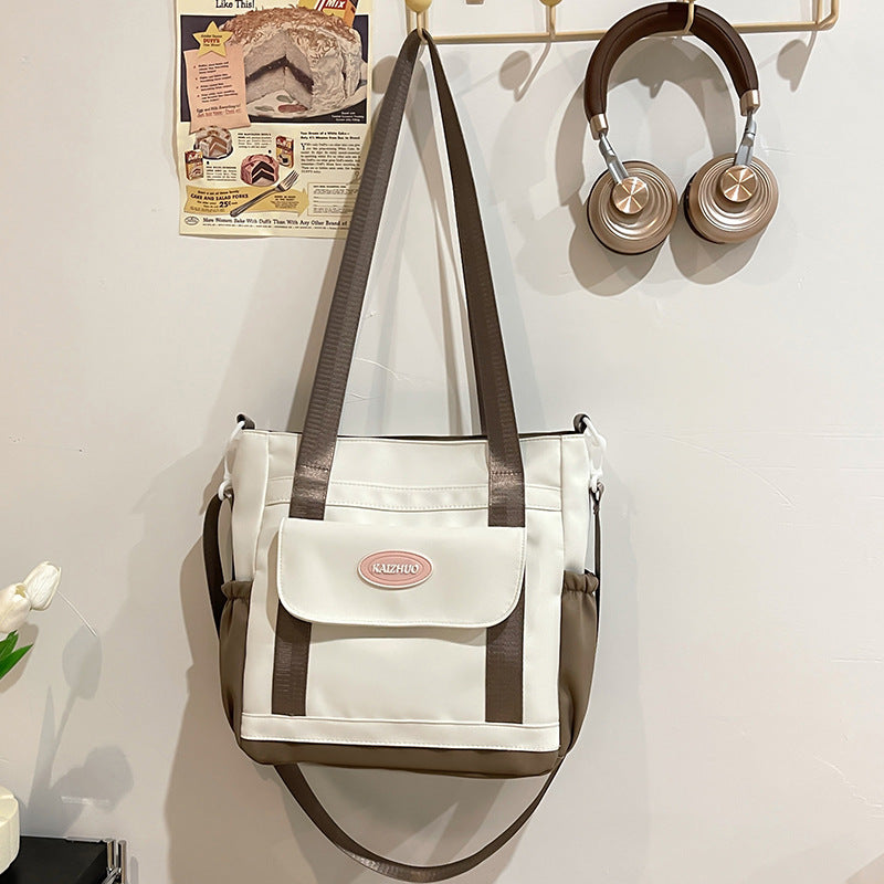 Dopamine Bag Free shipping Tattoo 2024 new high-value make-up bag ins dopamine college student fashion versatile shoulder messenger bag commuter bag