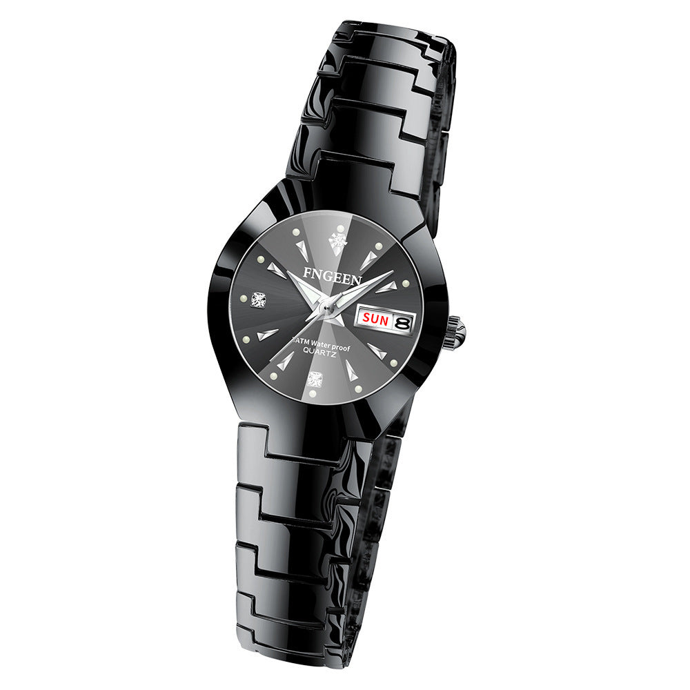 Fashion women's watchKorean Style Simple Fashion Watch Women's Student Watch Men's Women's Watch Quartz Couple Waterproof Ultra-Thin Cross-Border Dried Shrimp