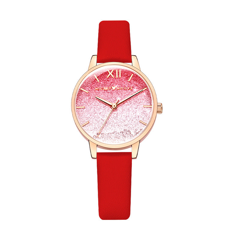 Fashion women's watchDisney Women's Watch Women's Special Interest Light Luxury Women's Valentine's Day Birthday Gift for Girls Girlfriend