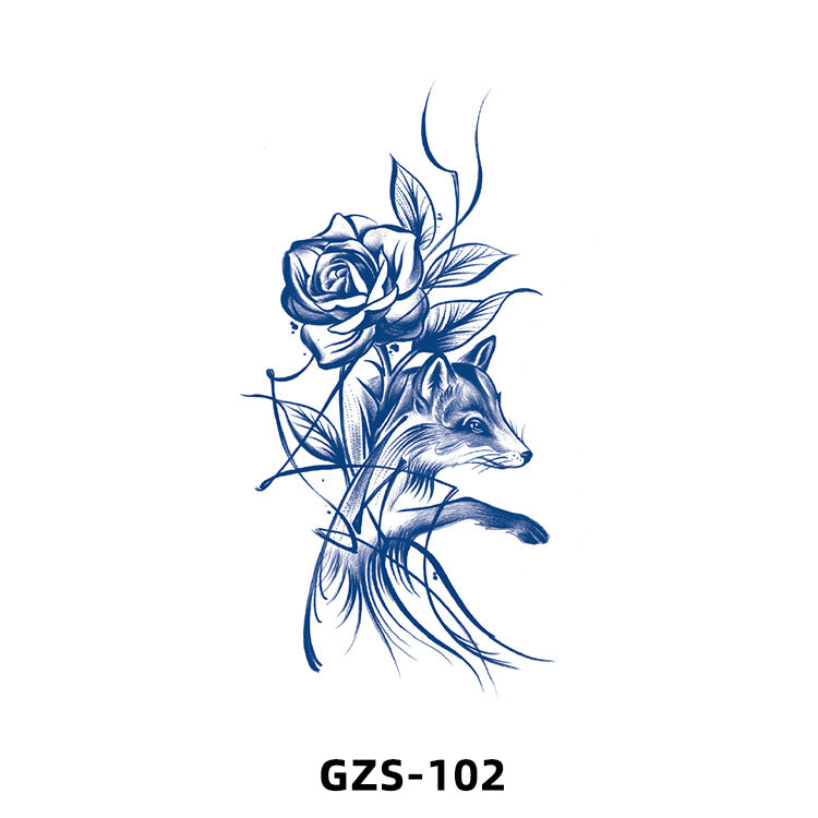 Free shipping Tattoo New Small Picture Tattoo Sticker Herbal Juice Tattoo Ins Fresh Semi-Permanent Tattoo Sticker Waterproof Sweat-Proof Stickers