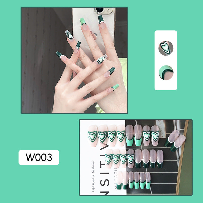 跨境穿戴甲外贸款指甲贴片诺顾美甲片假指甲美甲贴片成品甲 nails