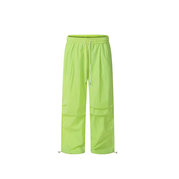 Dopamine pants Free shipping Tattoo American dopamine retro quick-drying drawstring overalls men's and women's loose casual light landing wide-leg paratrooper pants
