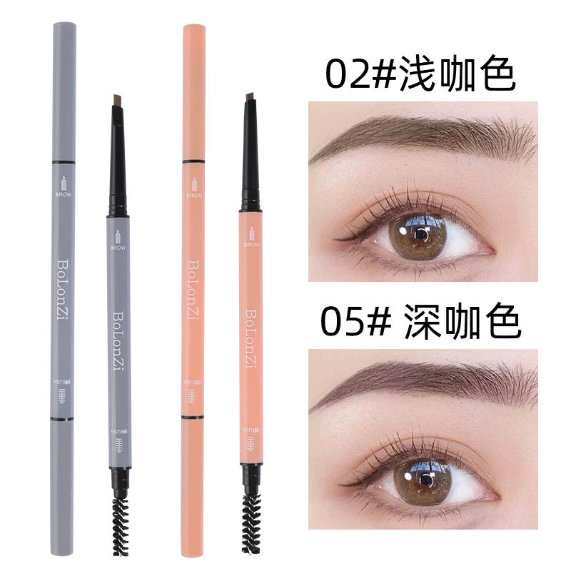 双头极细防水眉笔根根分明女持久防水防汗不脱色女初学者非常自然