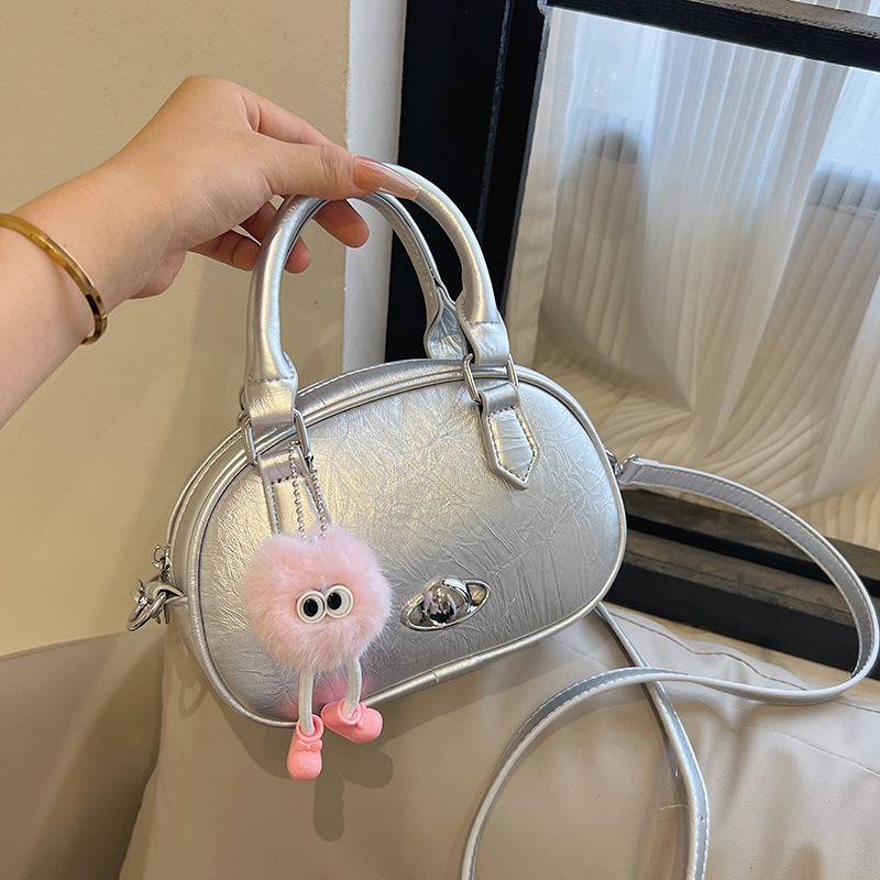 Dopamine Bag Free shipping Tattoo High-end foreign style bowling niche handbag new messenger small bag women's dopamine high-end shoulder bag wholesale