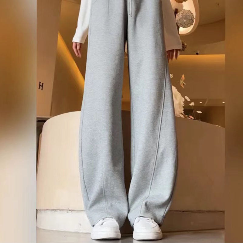 Fashion women's wear New American Style Narrow Banana Pants Women's High Waist Drooping Sports Trousers 2023 Spring and Autumn Straight Casual Pants Wide Leg Pants