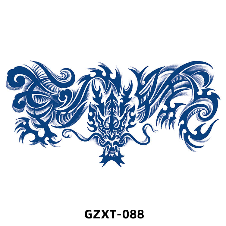 Free shipping Tattoo 2023 New Factory Wholesale Juice Chest Paste Tattoo Sticker Herbal Semi-Permanent Back Tattoo Wings Tattoo Sticker