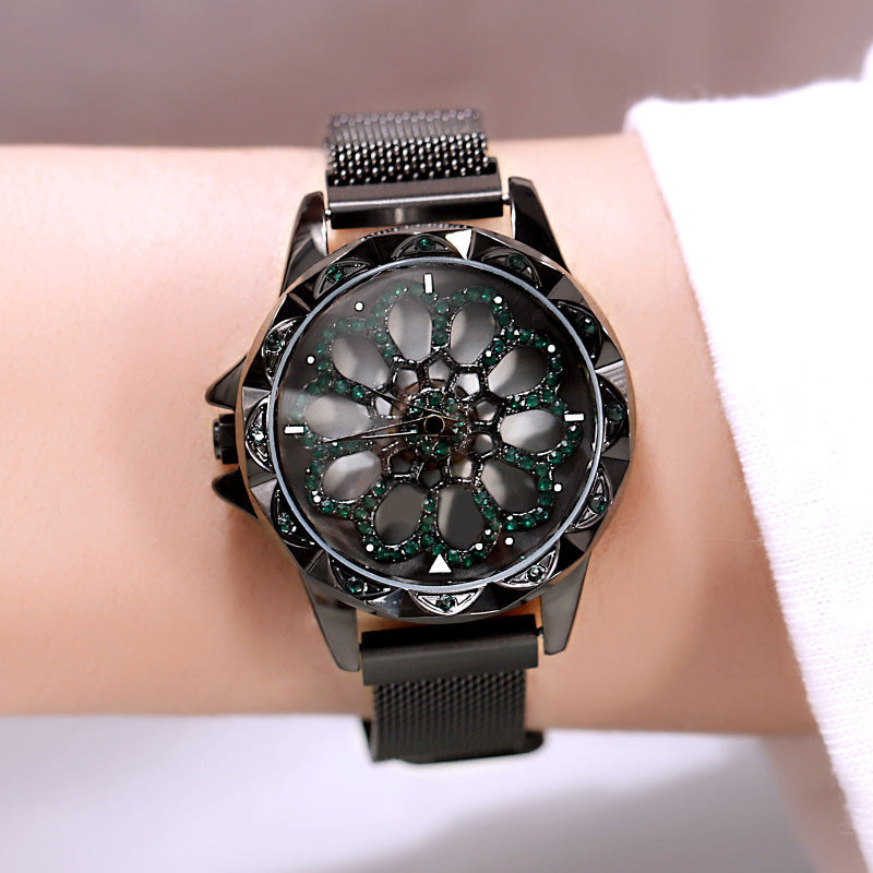 Women's fashion watch 韩版正品手表女抖音爆款时来运转手表女士时尚防水学生石英表女