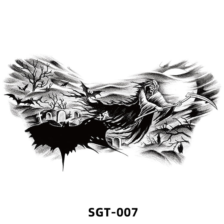 Free shipping Tattoo 2023 New Factory Wholesale Chest Paste Tattoo Sticker Back Tattoo Wings Big Picture Sticker Tattoo Sticker Back Sticker