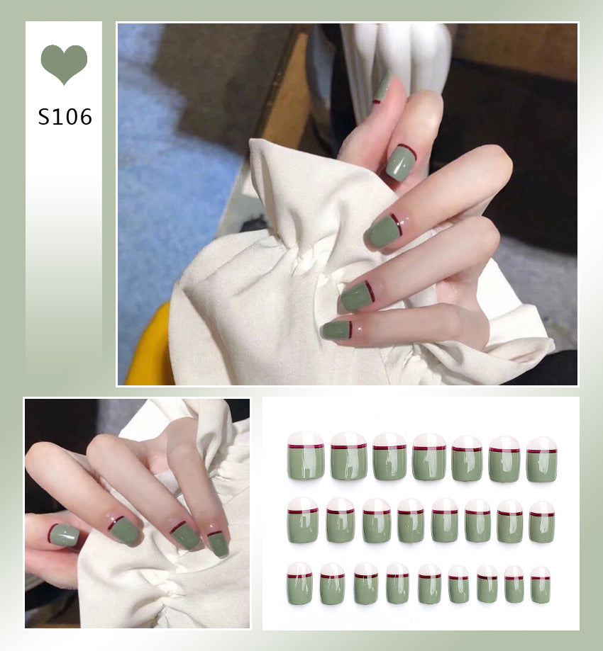 Fashion  nail Tina Manicure Long/Short Wear Manicure Popular Fake Nail Tip Finished Product Nail Tip Manicure Collection