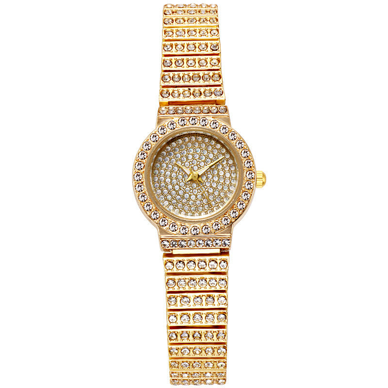 Fashion women's watchForeign Trade Popular Style Full Diamond Fashion Diamond Wholesale Women's Watch Women's Watch Quartz Watch Bracelet Watch One Piece Dropshipping