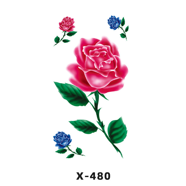 Free shipping Tattoo Tattoo Sticker Paper Waterproof Love Heart Man and Woman Cartoon Personality Couple Long Lasting Flower English Letters Fresh Tattoo Sticker