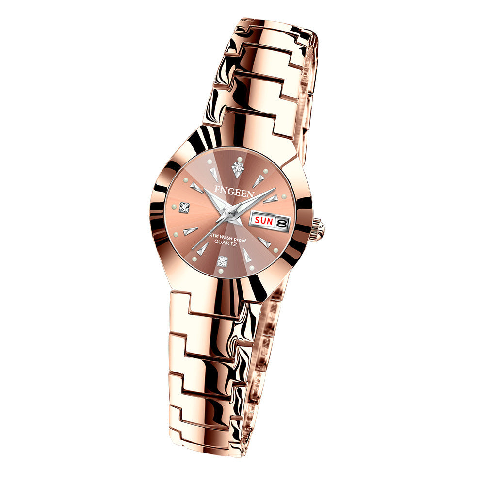 Fashion women's watchKorean Style Simple Fashion Watch Women's Student Watch Men's Women's Watch Quartz Couple Waterproof Ultra-Thin Cross-Border Dried Shrimp