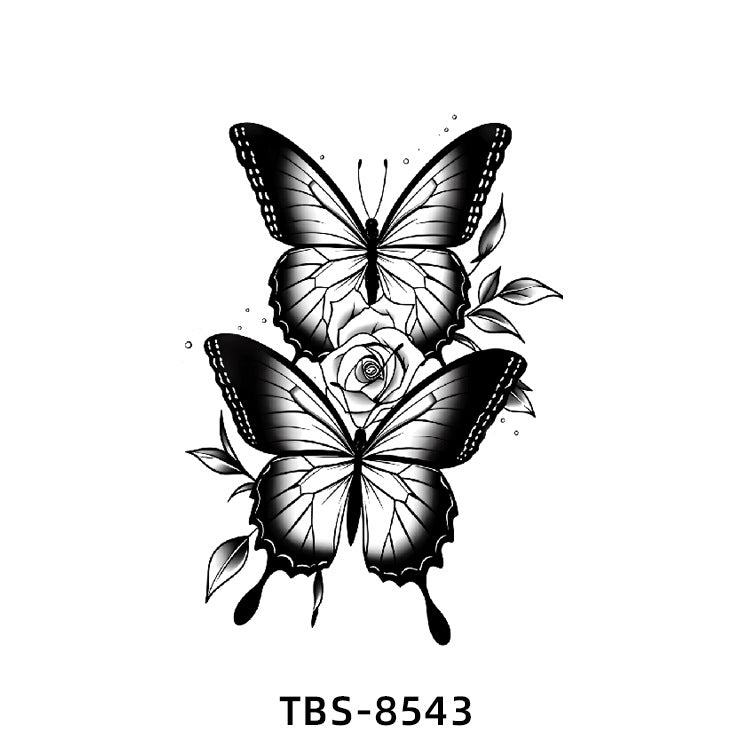 Free shipping Tattoo Small Full Arm Waterproof Tattoo Sticker Half Sleeve Arm Lion Animal Long-Lasting Cross-Border European and American Tattoo Sticker Paper Tattoo