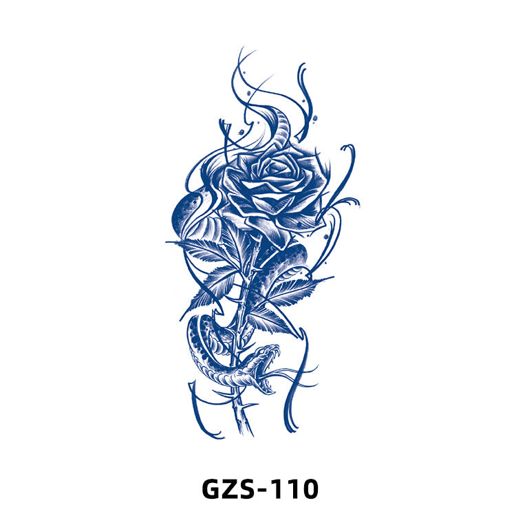 Free shipping Tattoo New Small Picture Tattoo Sticker Herbal Juice Tattoo Ins Fresh Semi-Permanent Tattoo Sticker Waterproof Sweat-Proof Stickers