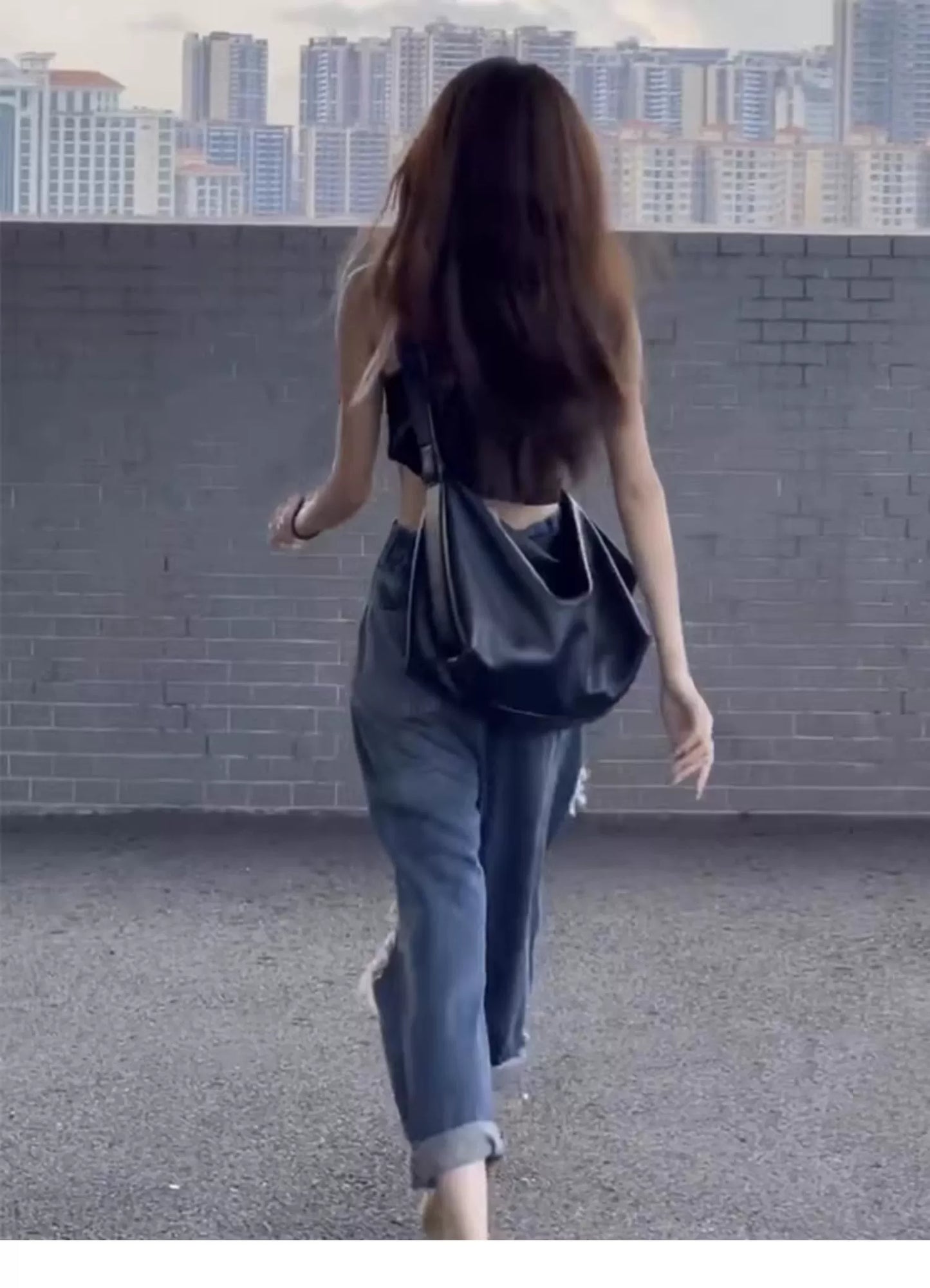 Free Fast shipping !! Street Fashion Cool girl Large Capacity Premium Niche Tote Bag  Versatile Dopamine Bag