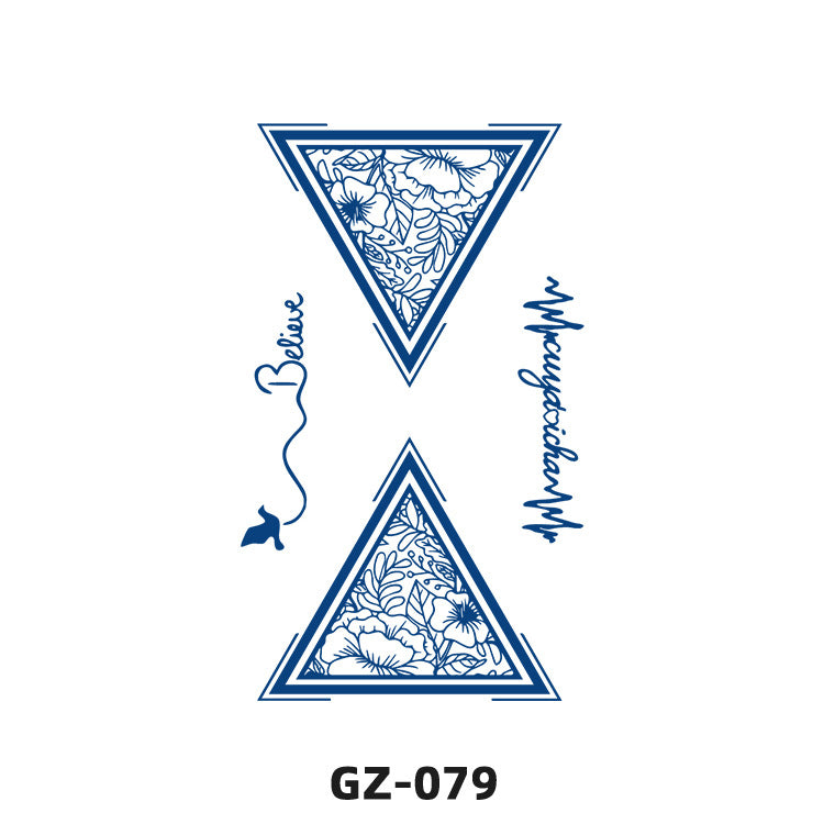 Free shipping Tattoo Juice Herb Tattoo Sticker Semi-Permanent Non-Reflective Simulation Pattern Waterproof and Durable Men and Women Tattoo Tattoo Sticker Paper