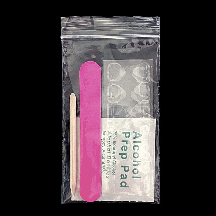 Fashion  nail Manicure Wear Manicure Jelly Double-Sided Polishing Strip Manicure Implement Alcohol Pad Double-Side Paste