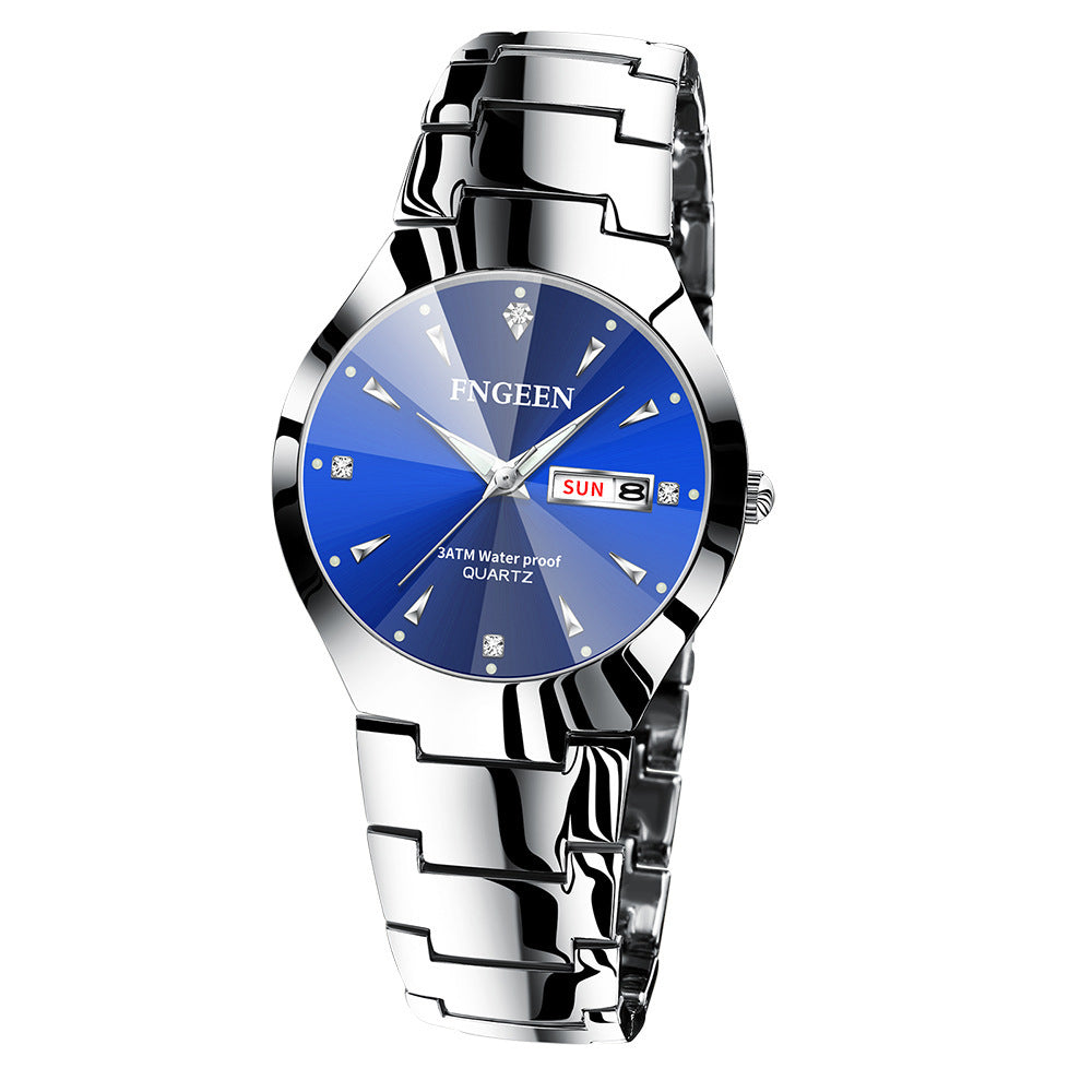 Fashion women's watchKorean Style Simple Fashion Watch Women's Student Watch Men's Women's Watch Quartz Couple Waterproof Ultra-Thin Cross-Border Dried Shrimp
