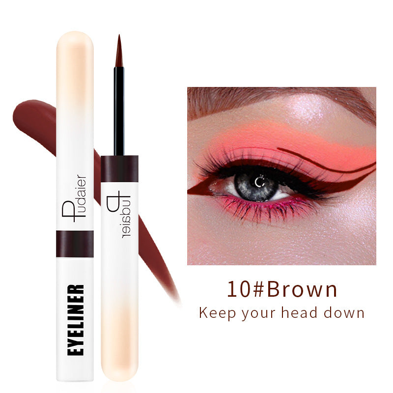 Color Liquid Eyeliner Amazon Makeup Waterproof Quick Dry Ultra Thin 12 color Eyeliner