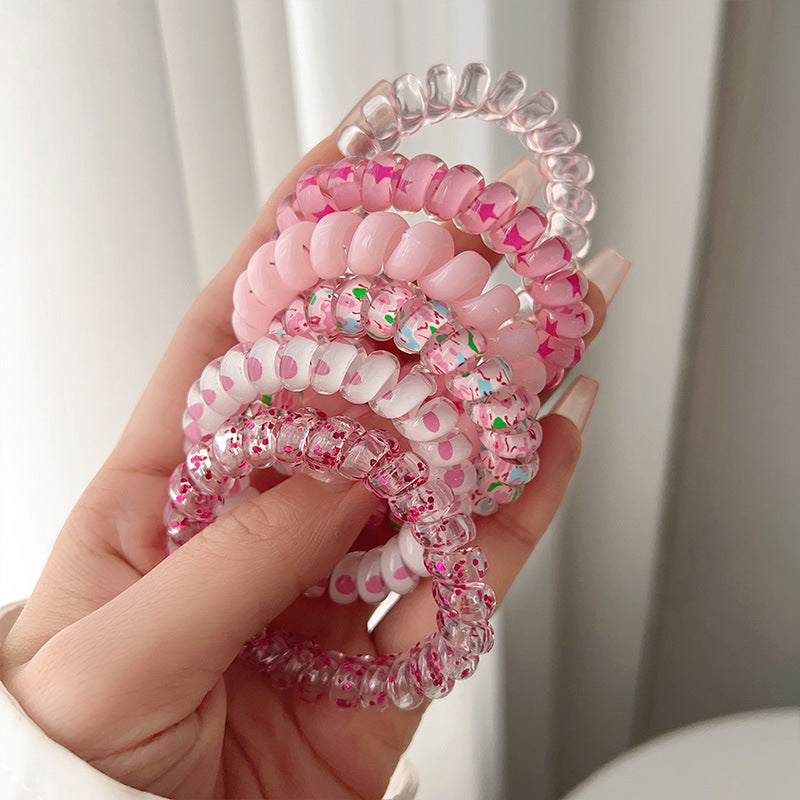 韩国2023新款秋冬百搭发圈小众甜美气质发绳简约时尚皮筋发饰批发