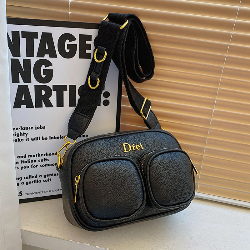 Dopamine Bag Free shipping Tattoo Summer messenger bag women's 2024 new trendy ins style Japanese dopamine girl color bar one shoulder messenger bag