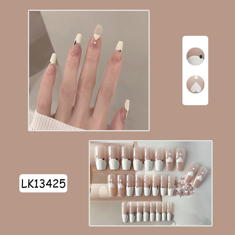 春夏穿戴甲诺顾美甲片渐变指甲贴片美甲贴片假指甲片穿戴美甲成品