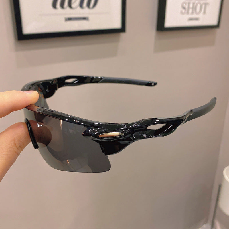 Women's fashion glasses 太阳镜男士骑车眼镜个性防爆运动户外自行车眼镜防紫外线墨镜